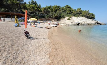 Italy, Apulia, Baia di Campi beach