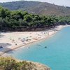 Italy, Apulia, Baia di Campi beach, view from south