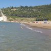 Italy, Apulia, Calenella beach, view from water