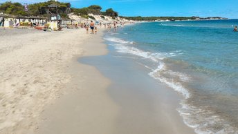 Italy, Apulia, Casino dei Turchi beach