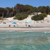 Italy, Apulia, Casino dei Turchi beach, view from water