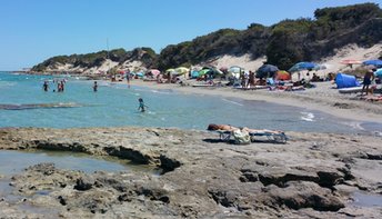 Italy, Apulia, Frassanito beach