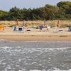 Italy, Apulia, Isola Varano beach, view from water