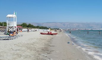 Italy, Apulia, Manfredonia beach