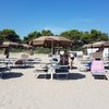 Italy, Apulia, Manfredonia beach, view from water