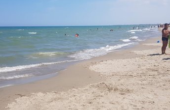 Italy, Apulia, Margherita di Savoia beach