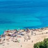 Italy, Apulia, Pane e Pomodoro beach, aerial