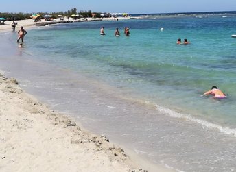 Italy, Apulia, Pantanagianni beach