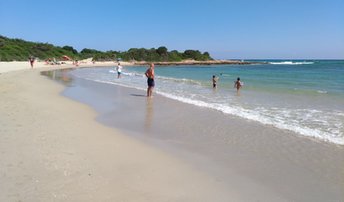Italy, Apulia, Rosa Marina beach