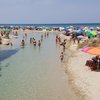 Italy, Apulia, Torre Chianca beach, inner lagoon