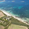 Italy, Apulia, Torre Guaceto beach, aerial view