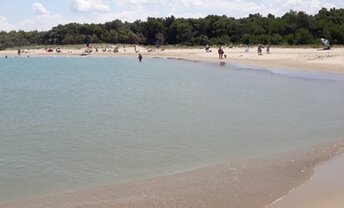 Italy, Molise, Lido Campomarino beach