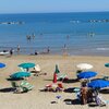 Italy, Molise, Litorale Nord beach, view from above