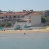 Italy, Molise, Litorale Nord beach, view from water