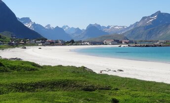 Norway, Lofotens, Ramberg beach