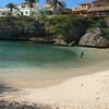 ABC islands, Curacao, Playa Lagun beach, palms