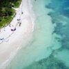 Antigua and Barbuda, Antigua, Jabberwock beach, aerial view