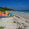 Antigua and Barbuda, Antigua, Jabberwock beach, kite