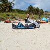 Antigua and Barbuda, Antigua, Jabberwock beach, kite surfers