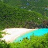 BVI, Tortola, Rogues Bay beach, view from hill