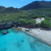 Curacao, Playa Jeremi beach, aerial view