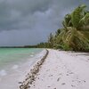 French Polynesia, Maupiti, Motu Auira beach, water edge