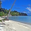 French Polynesia, Maupiti, Terei'a beach, palms