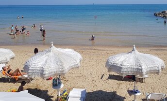 Italy, Abruzzo, Casalbordino beach