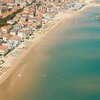 Italy, Abruzzo, Francavilla Al Mare beach, aerial view
