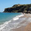 Italy, Abruzzo, Punta Ferruccio beach, water edge