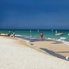 Italy, Abruzzo, Tortoreto Lido beach, water edge