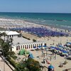 Italy, Marche, Civitanova Marche beach, view from bancony