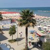 Italy, Marche, Cupra Marittima beach, view from balcony