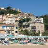 Italy, Marche, Grottammare beach, Old town