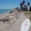 Italy, Marche, Porto Sant'Elpidio beach, view to south