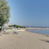 Italy, Molise, Marina di Montenero beach, trees