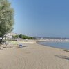 Italy, Molise, Marina di Montenero beach, trees