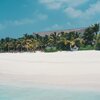 Maldives, Noonu, Kuredhivaru island, beach, view from water