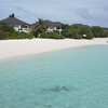 Maldives, Noonu, Orivaru island, view from water