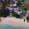 Maldives, Noonu, Velidhoo island, beachfront, aerial