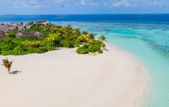 Noonu island, Movenpick Resort Kuredhivaru Maldives, aerial view