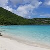 USVI, St. John, Cinnamon Bay beach, white sand