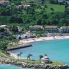 Antigua, Blue Waters beach, aerial view