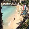 Antigua, Blue Waters beach, water edge