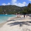 BVI, Tortola, Cane Garden Bay beach, wet sand