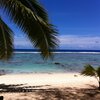 Cook Islands, Rarotonga, Crown beach, stony seabed