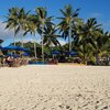 Cook Islands, Rarotonga, Manuia beach, view from water