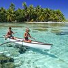 French Polynesia, Taha'a, Vahine Island, clear water