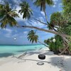 Maldives, Laamu, Gan Laamu island, Mukurimagu Beach