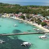 Philippines, Malapascua, Logon beach, aerial view